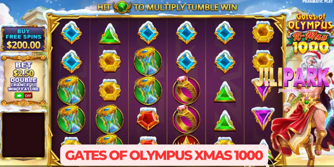 Gates of Olympus Xmas 1000 – Complete Review & Tips , How to Play at JiliPark Slot 2 Theme & Visual Design game Gates of Olympus Xmas 1000