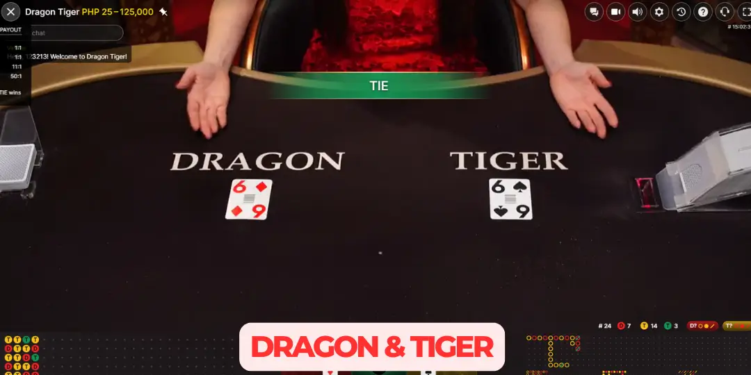 Dragon & Tiger by Evolution Gaming at JiliPark – A Fast-Paced, High-Reward Card Game Experience 2 Game Interface and Graphics dragon & Tiger jilipark